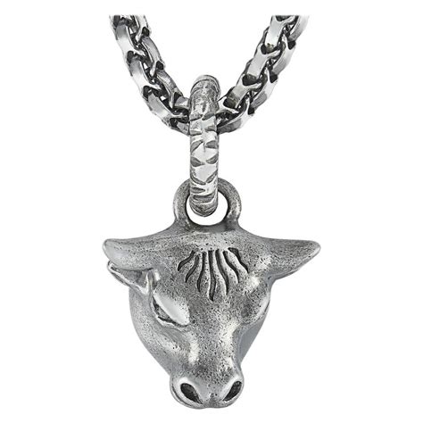 gucci anger forest bull necklace|gucci anger forest bull.